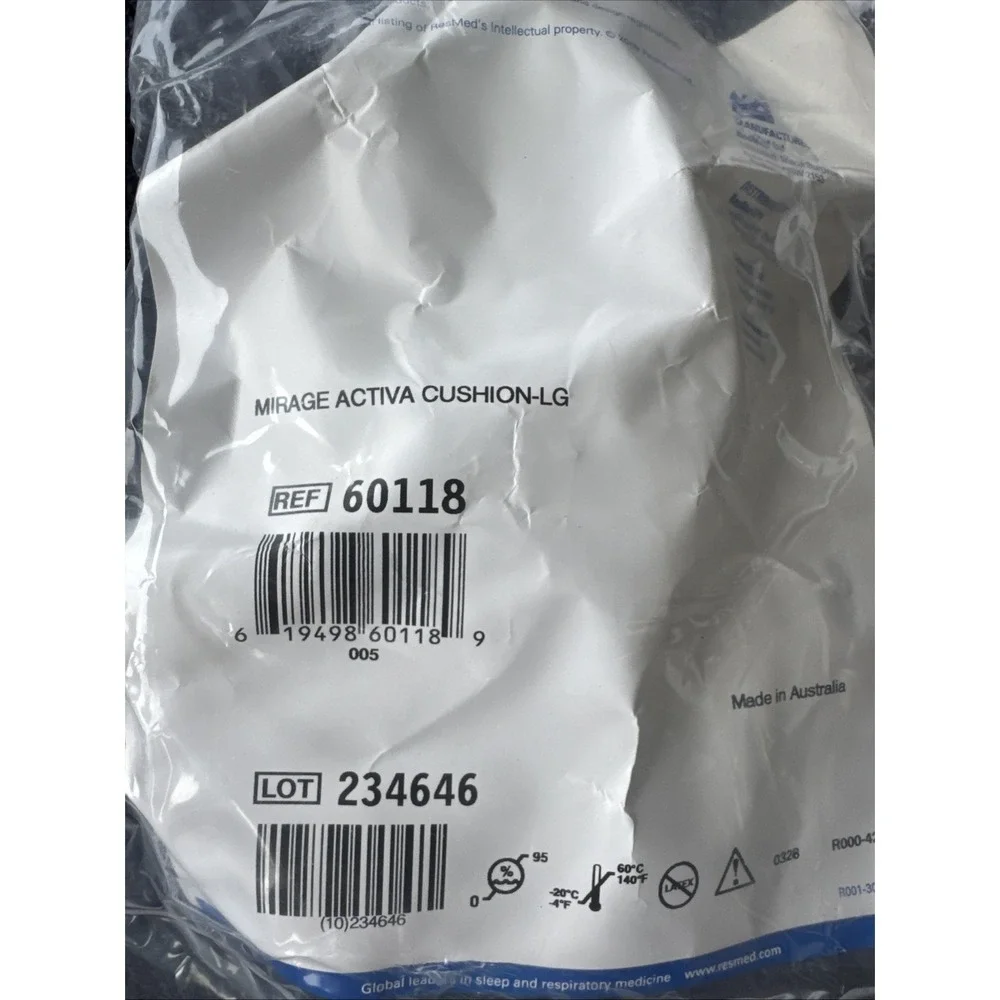 2 ResMed Mirage Activa Cushion 60118 Spare Parts  Large LG